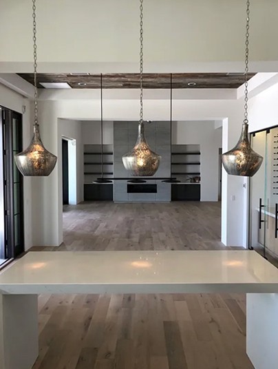 Living Room / Kitchen View Flooring