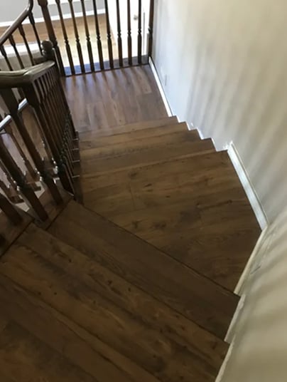 Staircase Flooring Top View